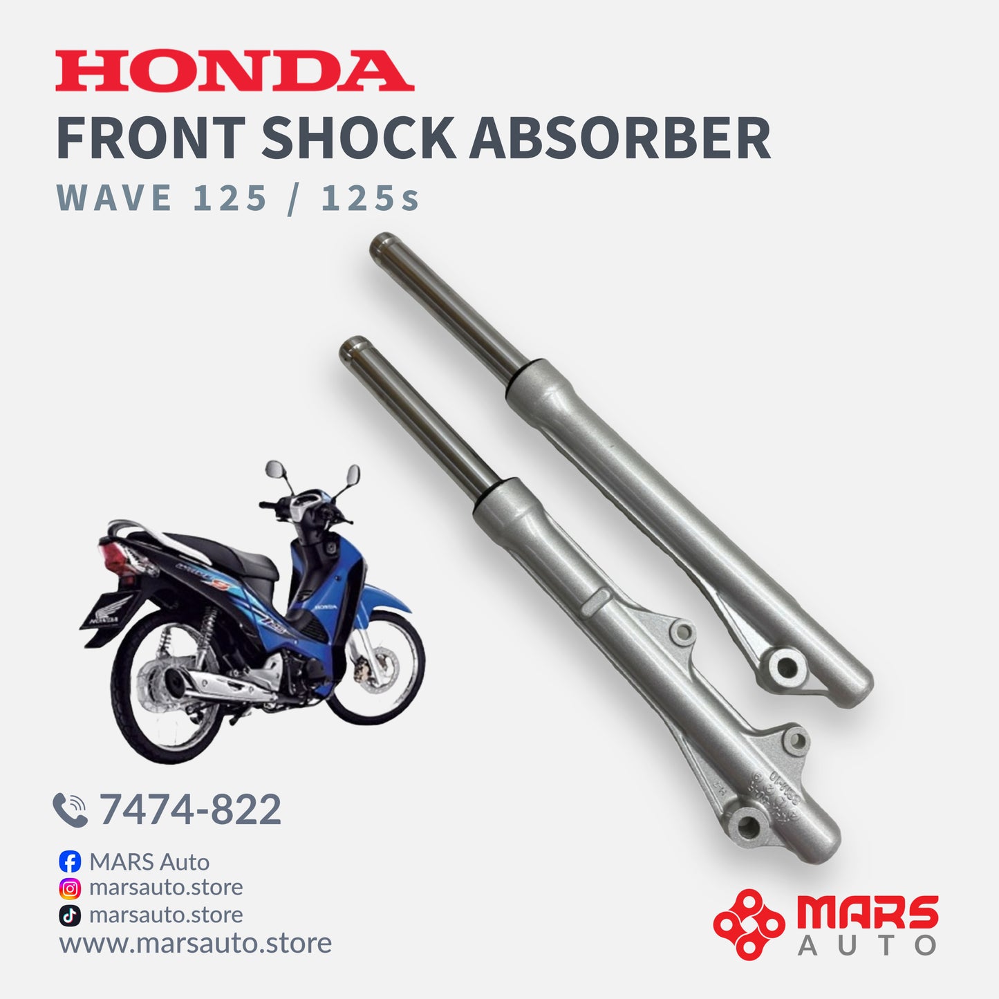 Honda Front Shock Absorber Wave 125