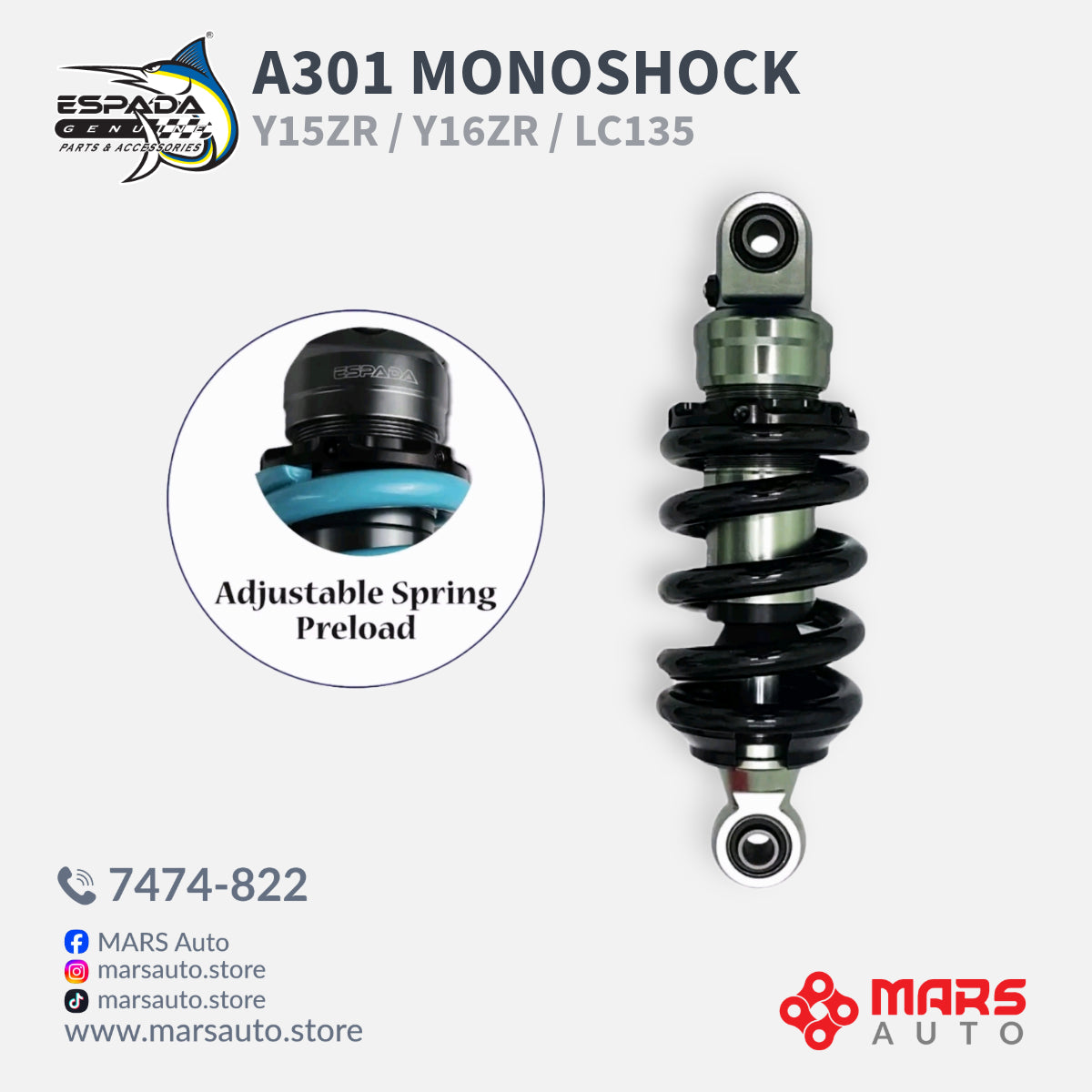 Espada Monoshock A301