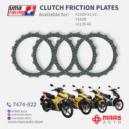 UMA Racing Clutch Friction Plates Y15 | Y16 | LC4S