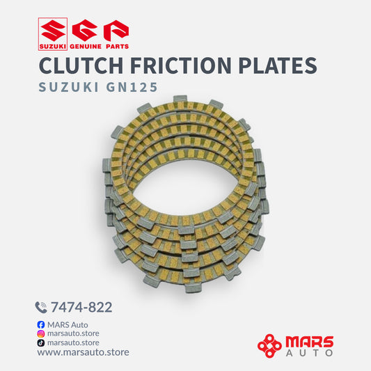 Suzuki GN125 Clutch Friction Plates